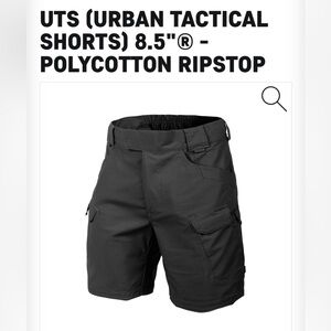 Men's Black Cargo Shorts